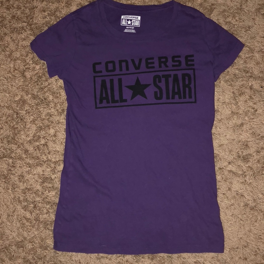Purple Converse T-shirt